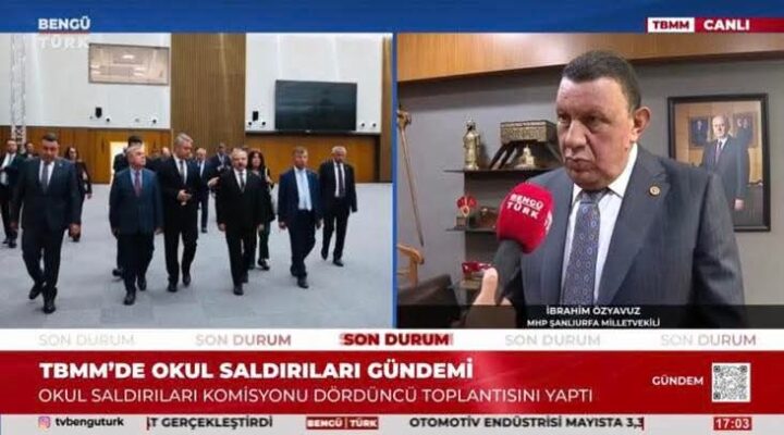 Milletvekili İbrahim Özyavuz: Okul Saldırıları Komisyon Çalışmalarını BengüTürk TV’ye Anlattı