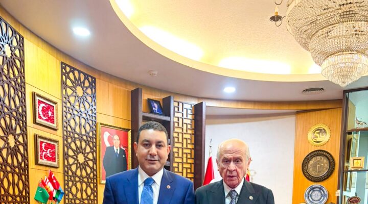 BAŞKAN ÖZYAVUZ DEVLET BAHÇELİ’Yİ ZİYARET ETTİ