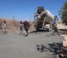 BÜYÜKŞEHİR’İN BETON YOL ATAĞI DEVAM EDİYOR: 11,5 KİLOMETRE TAMAMLANDI