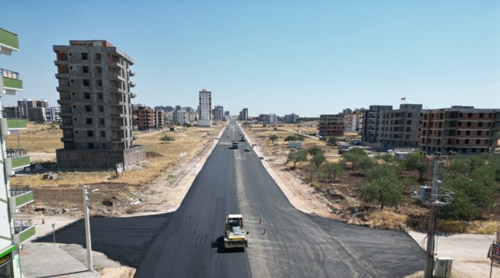 SİVEREK ÇEVRE YOLU’NDA 2. ETAP SICAK ASFALT ÇALIŞMASI BAŞLADI