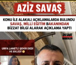 Aziz Savaş’tan Şanlıurfa İçin Dikkat Çeken Girişim