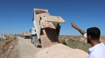 BÜYÜKŞEHİR’DEN SİVEREK KEÇİBURÇ’TA YOL YENİLEME ÇALIŞMASI